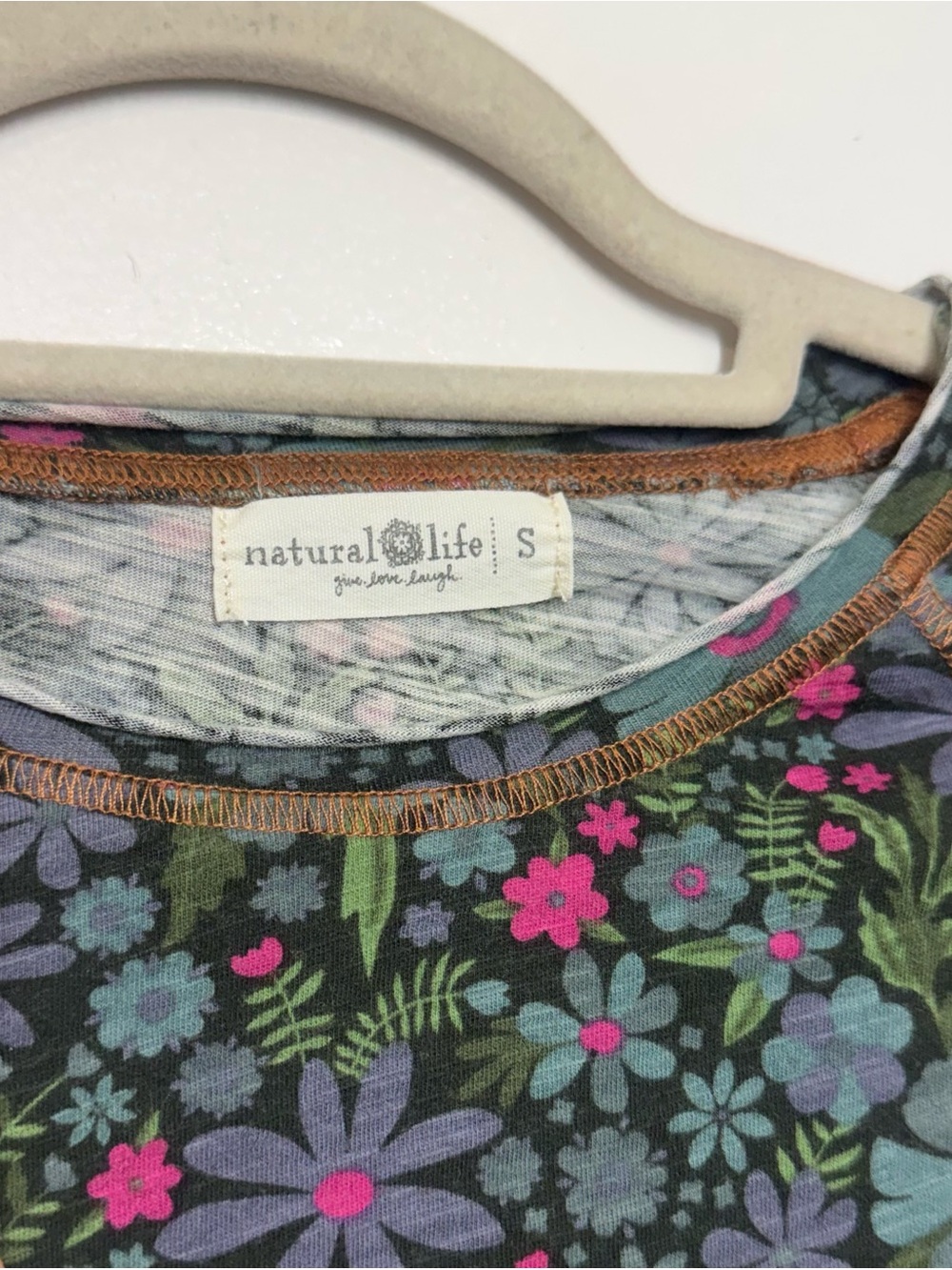 Natural Life Lily Cotton Long Sleeve Tee Shirt - Picture 5 of 6